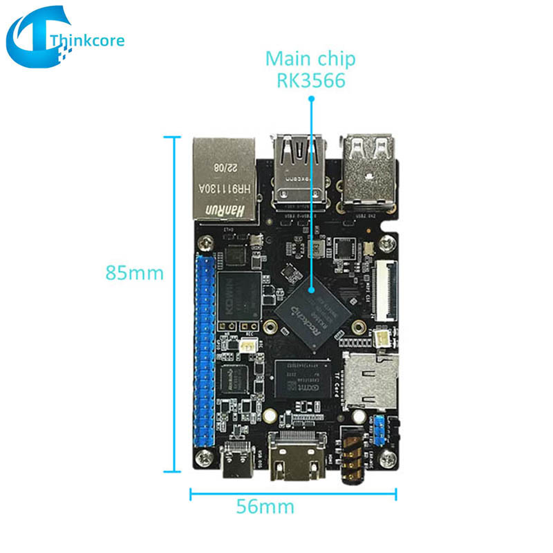 Komputer Papan Tunggal RK3566 SBC Serasi dengan Raspberry Pi