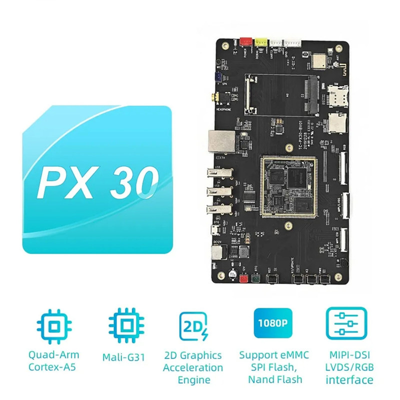 Lembaga Pembangunan 64-Bit Rockchip PX30 Quad-Core
